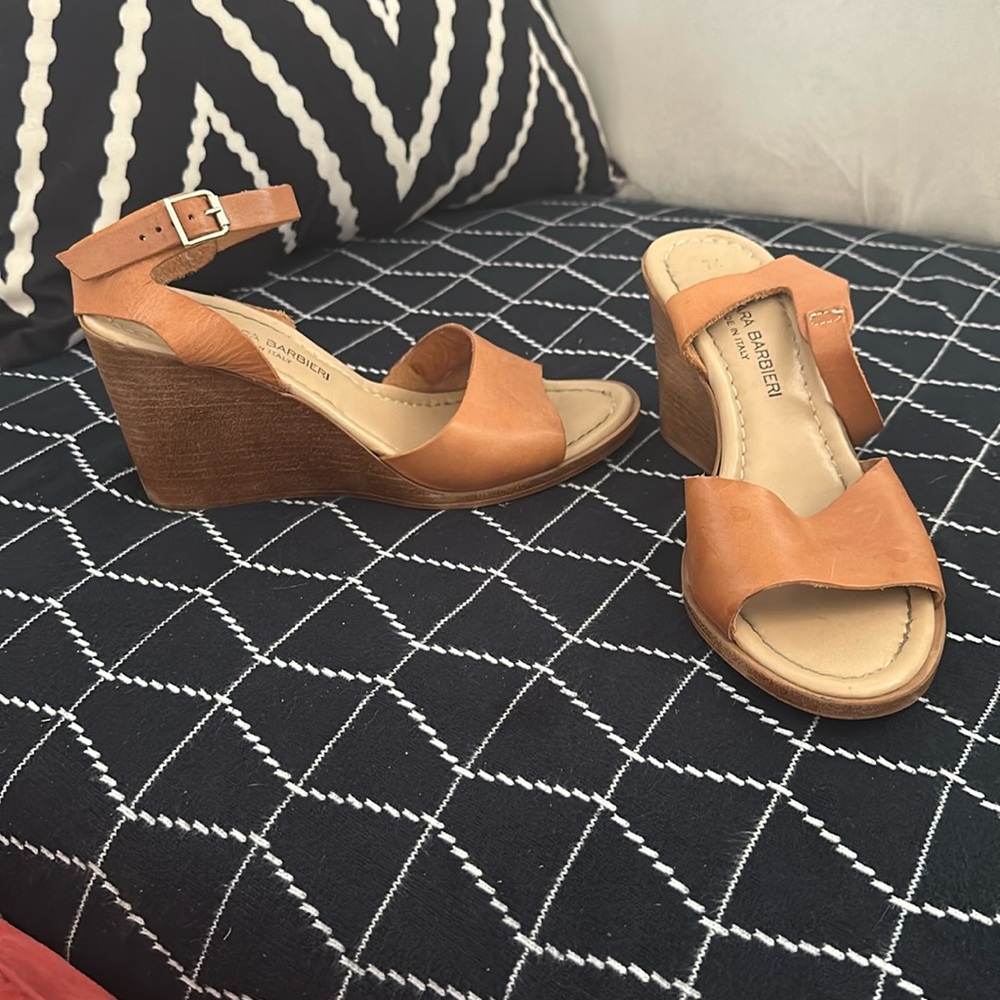 Barbara Barbieri, low wedge heels. Made in Italy!